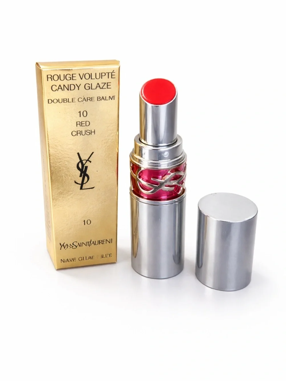 Yves Saint Laurent Rouge Volupté Candy Glaze Lip Balm - Red Crush